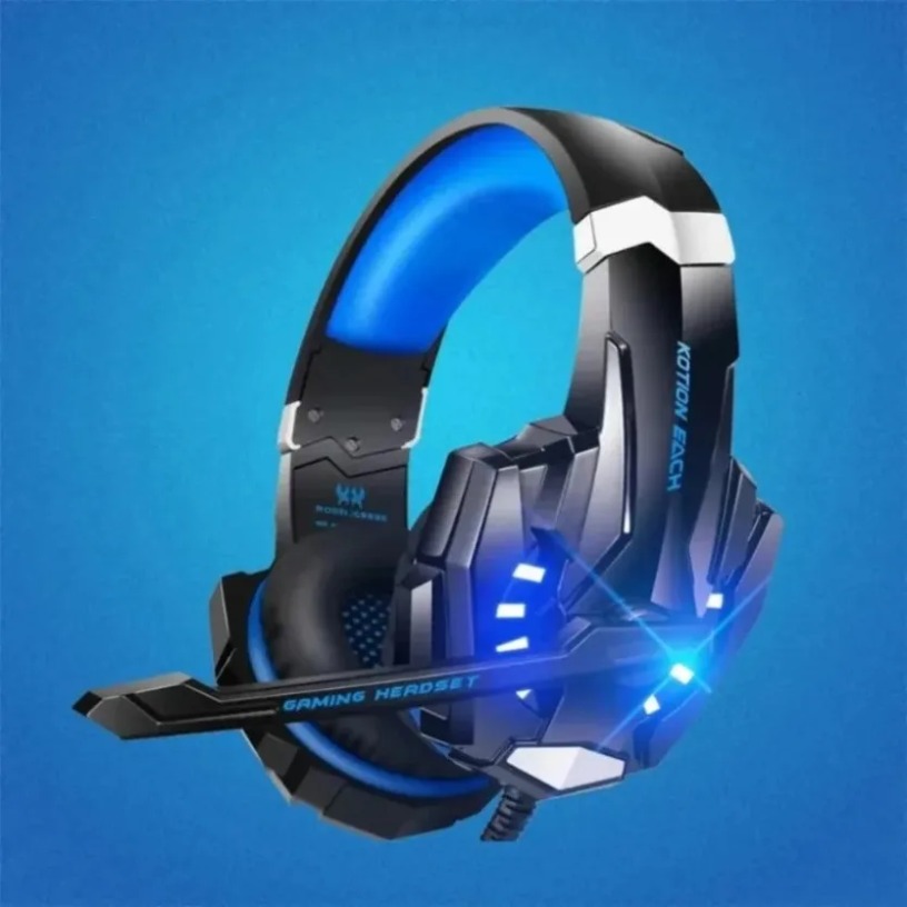 Gaming Headset With Mic Rgb - 3D-Surround-Gaming-Headset mit RGB-LED-Beleuchtung für PS5, PS4,