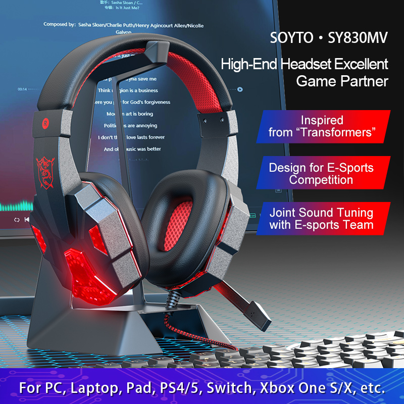 Gaming Headset With Mic Rgb - 7.1 Surround Sound Gaming-Headset – kabelgebundenes