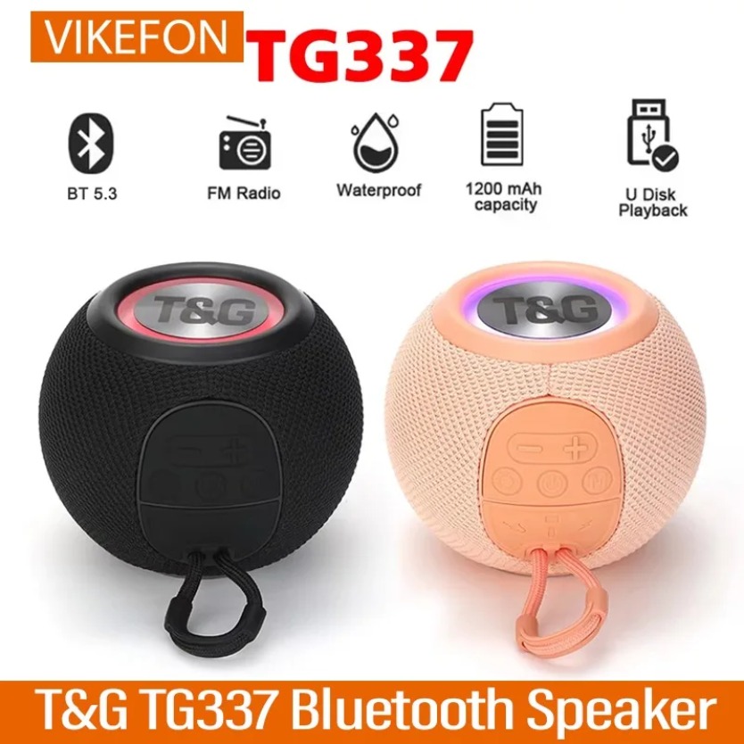 Portable Bluetooth Speaker Waterproof Ipx7 - TG337 TWS Bluetooth-Lautsprecher, Bass-Boombox, IPX7 wasserdicht,