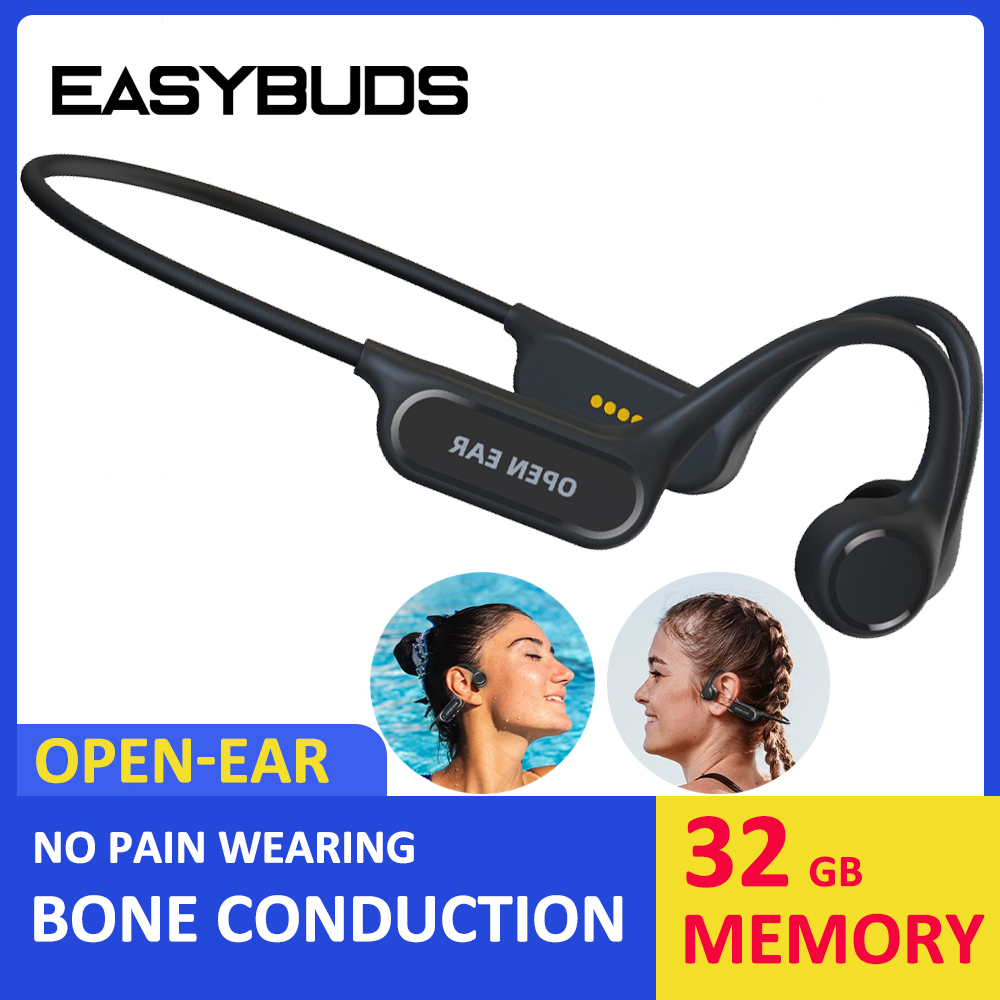 Open Ear Air Conduction Headphones - EASYBUDS Open Ear Kopfhörer Knochenleitung Bluetooth
