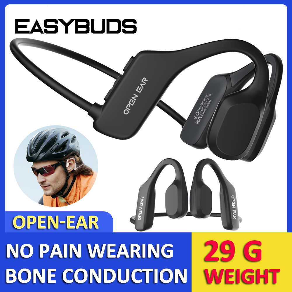 Bone Conduction Running Headphones - EASYBUDS Knochenleitungskopfhörer Sport Laufen Wasserdichtes Bluetooth-Headset