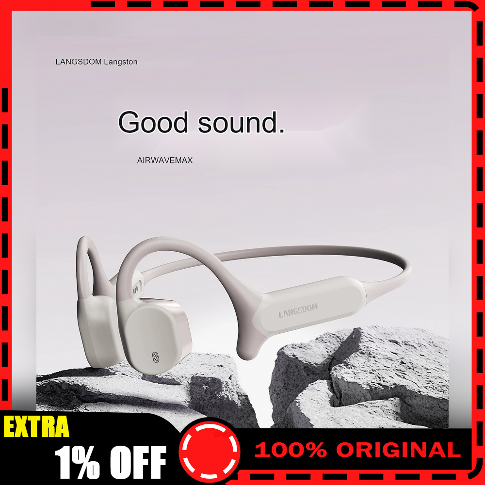 Bone Conduction Running Headphones - LANGSDOM AirWave Max Open-Ear Bluetooth-Kopfhörer, kabellose