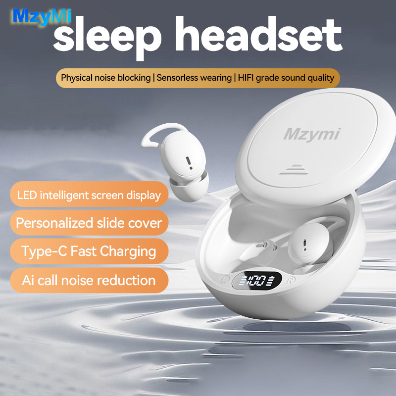 Type C Wired Earphones With Mic - MZYMI M73 TWS Schlaf Drahtlose Ohrhörer