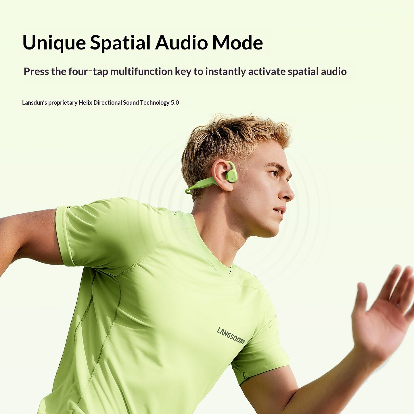 LANGSDOM AirWave Max Open-Ear  – Bone Conduction Running Headphones Bewertung und Preis