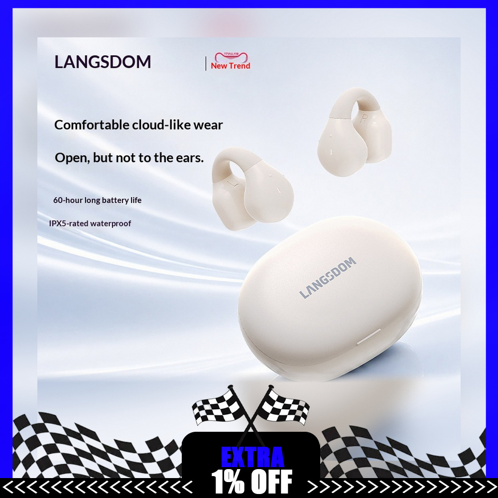 LANGSDOM TS03PRO Open-Ear-Clip – Bone Conduction Running Headphones Bewertung und Preis