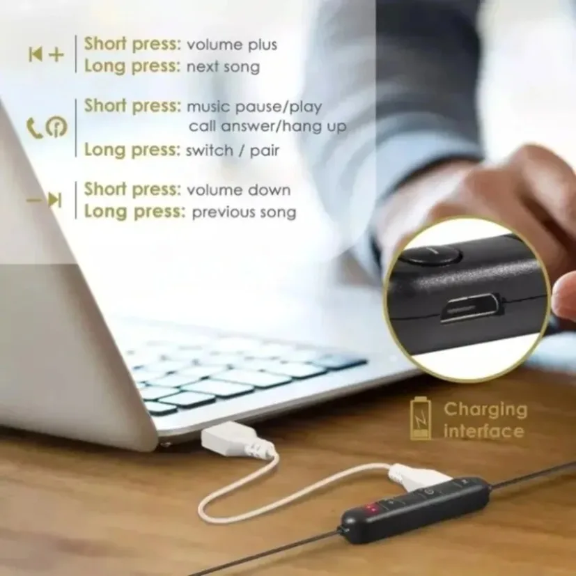 Bluetooth-Kopfhörer mit Nacken – Magnetic Neckband Sports Earphones Bewertung und Preis