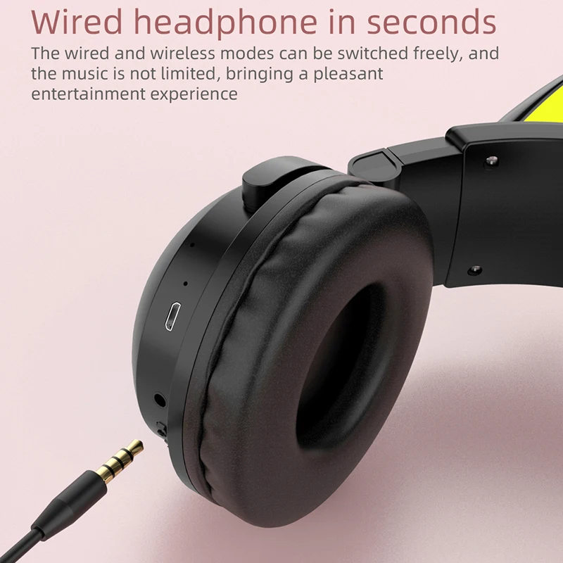 ZW068 Bluetooth Kopfhörer LED  – Cat Ear Bluetooth Headset Led Bewertung und Preis
