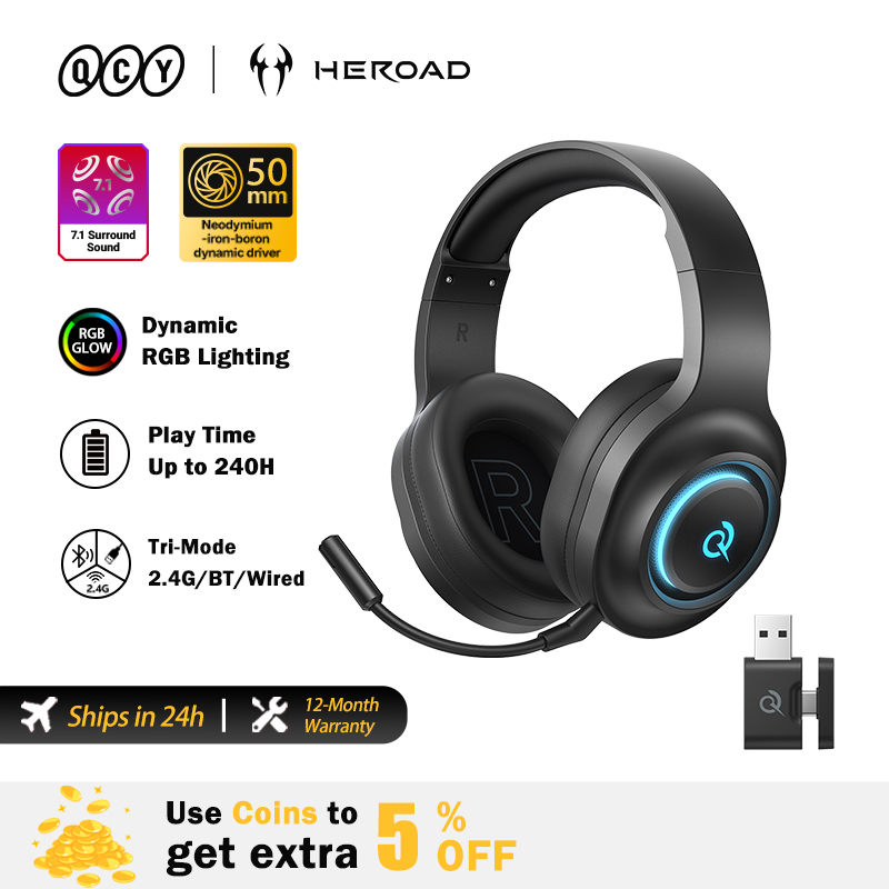 QCY Heroad V200 Gaming-Headset – Gaming Headset With Mic Rgb Bewertung und Preis
