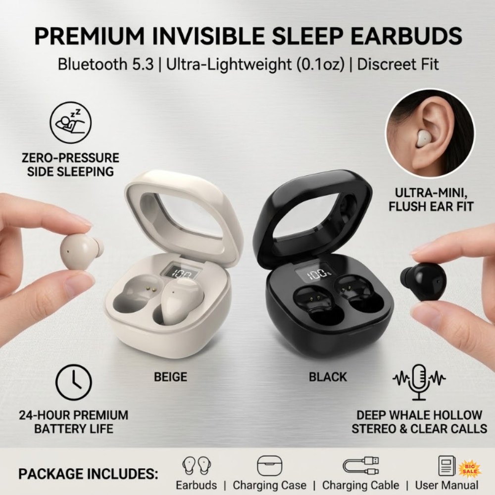 Ultra-Kleine TWS Kabellose Kop – Sleep Mask Headphones Bluetooth Bewertung und Preis