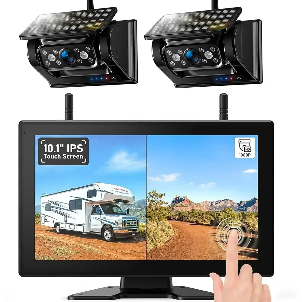 Magnetische Solar-WLAN-Rückfah – Cameras Bewertung und Preis