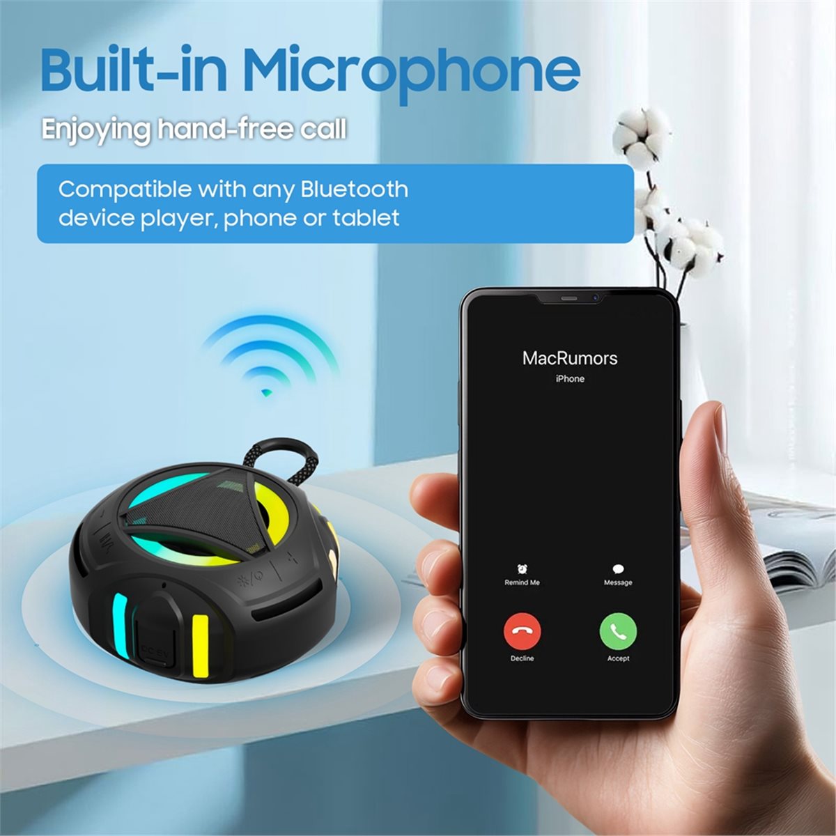 Mini Bluetooth Dusch-Lautsprec – Portable Bluetooth Speaker Waterproof Ipx7 Bewertung und Preis