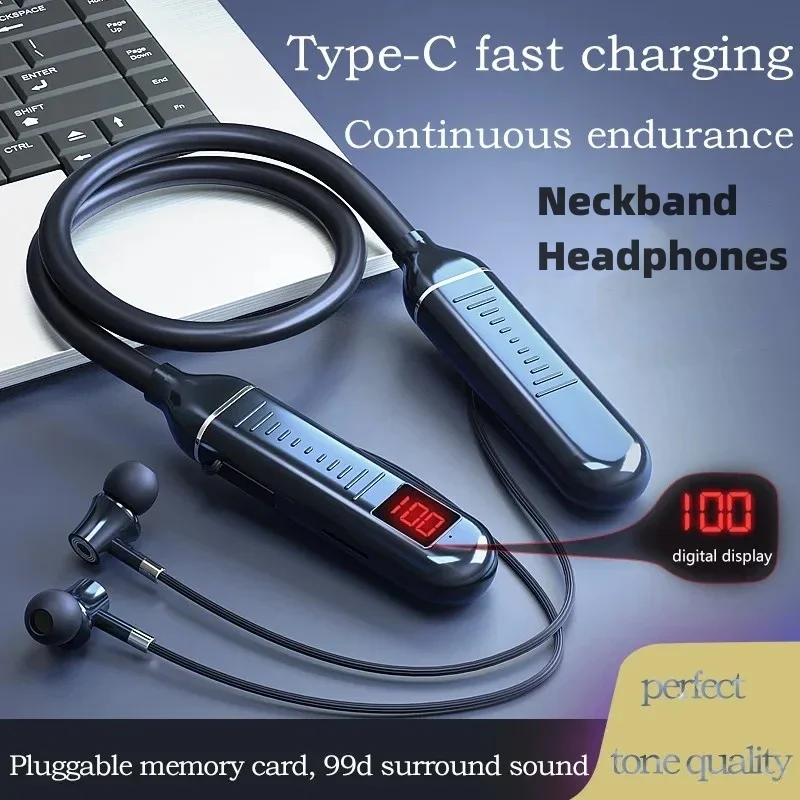 Drahtlose Bluetooth-Kopfhörer, – Magnetic Neckband Sports Earphones Bewertung und Preis